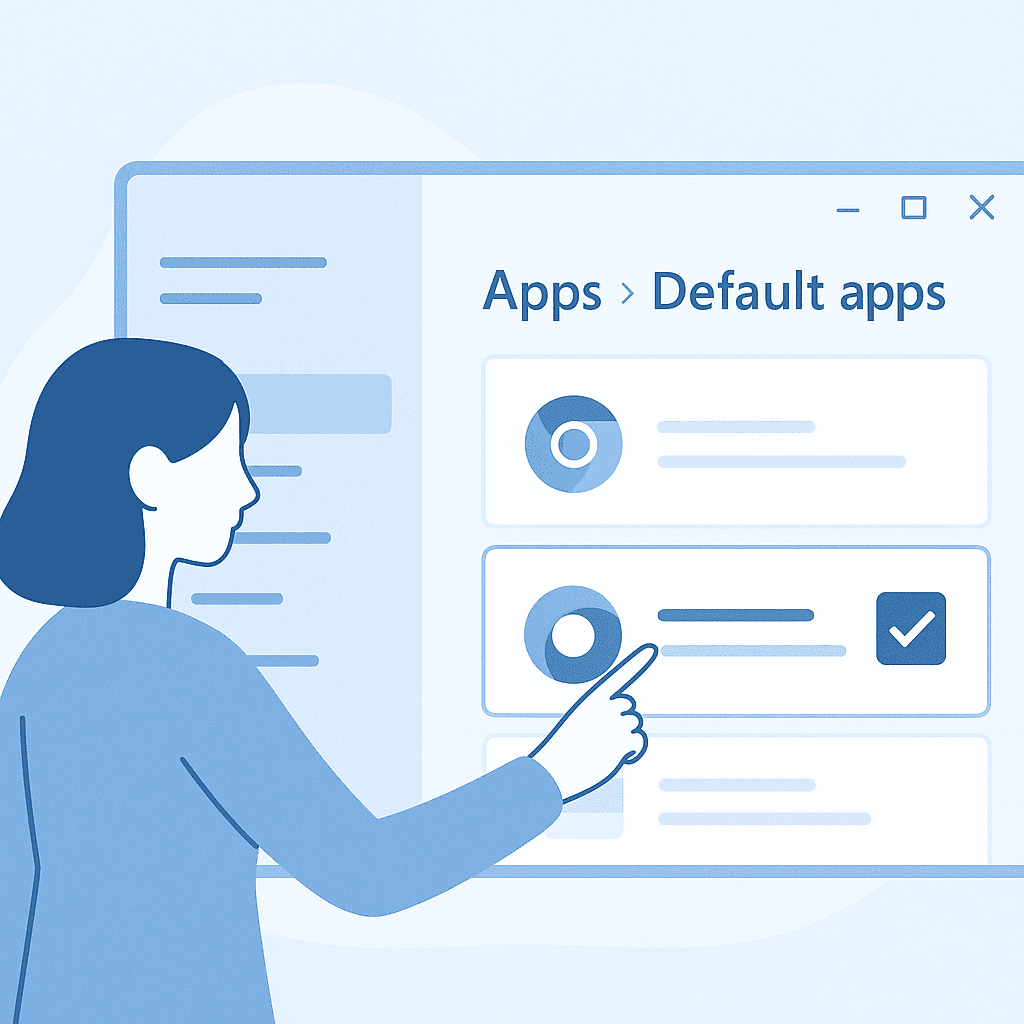 Illustration for: How do I change the default browser on Windows 11?